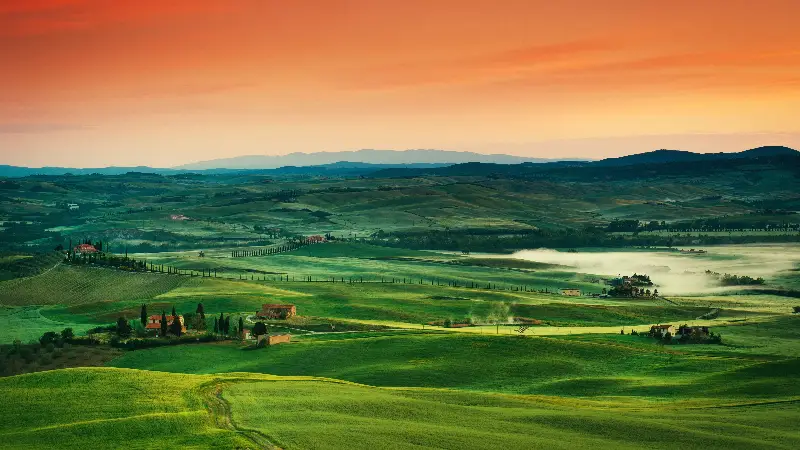 Nature fields 4k desktop wallpaper