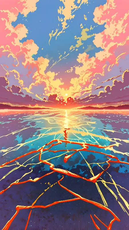 Lofi anime background 